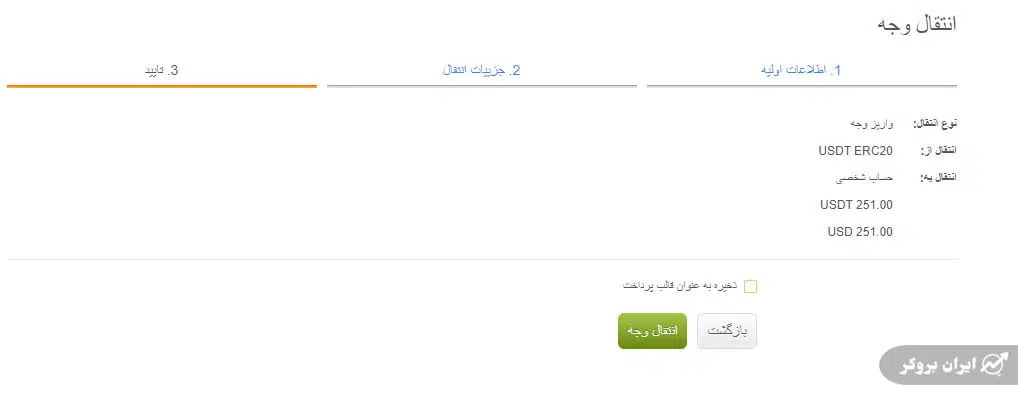 واریز و برداشت در بروکر آلپاری