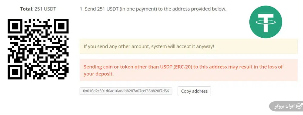 واریز و برداشت در بروکر آلپاری