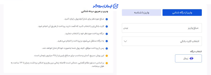 واریز ریالی به ایرانیکارت