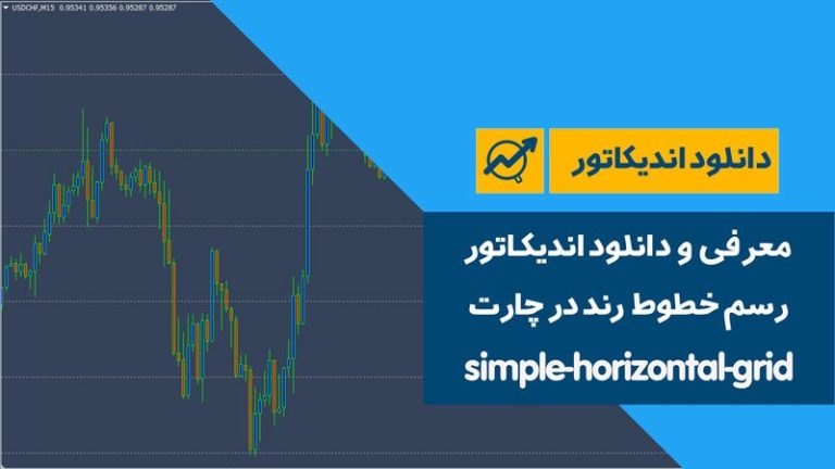 دانلود اندیکاتور رسم خطوط رند در چارت | simple-horizontal-grid