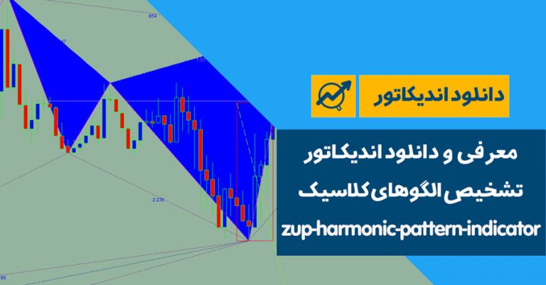 دانلود اندیکاتور تشخیص الگوهای کلاسیک | zup-harmonic-pattern-indicator