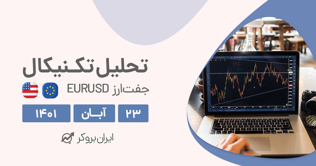 تحلیل روزانه نمودار یورو دلار در یک شنبه ۲۳ آبان | EURUSD