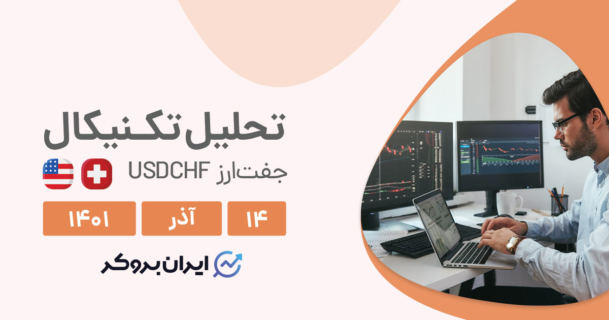 تحلیل روزانه جفت ارز دلار فرانک در دوشنبه ۱۴ آذر | USDCHF