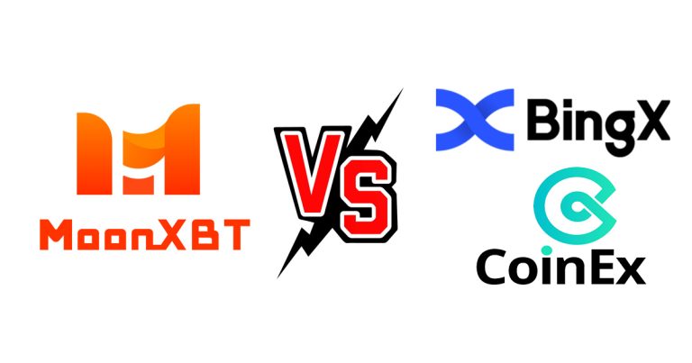مقایسه صرافی MoonXbt و صرافی‌های کوینکس و بینگ ایکس