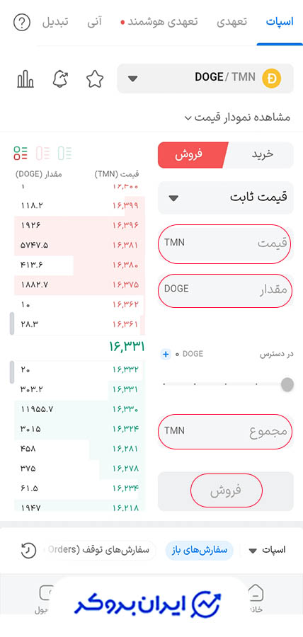 فروش دوج کوین