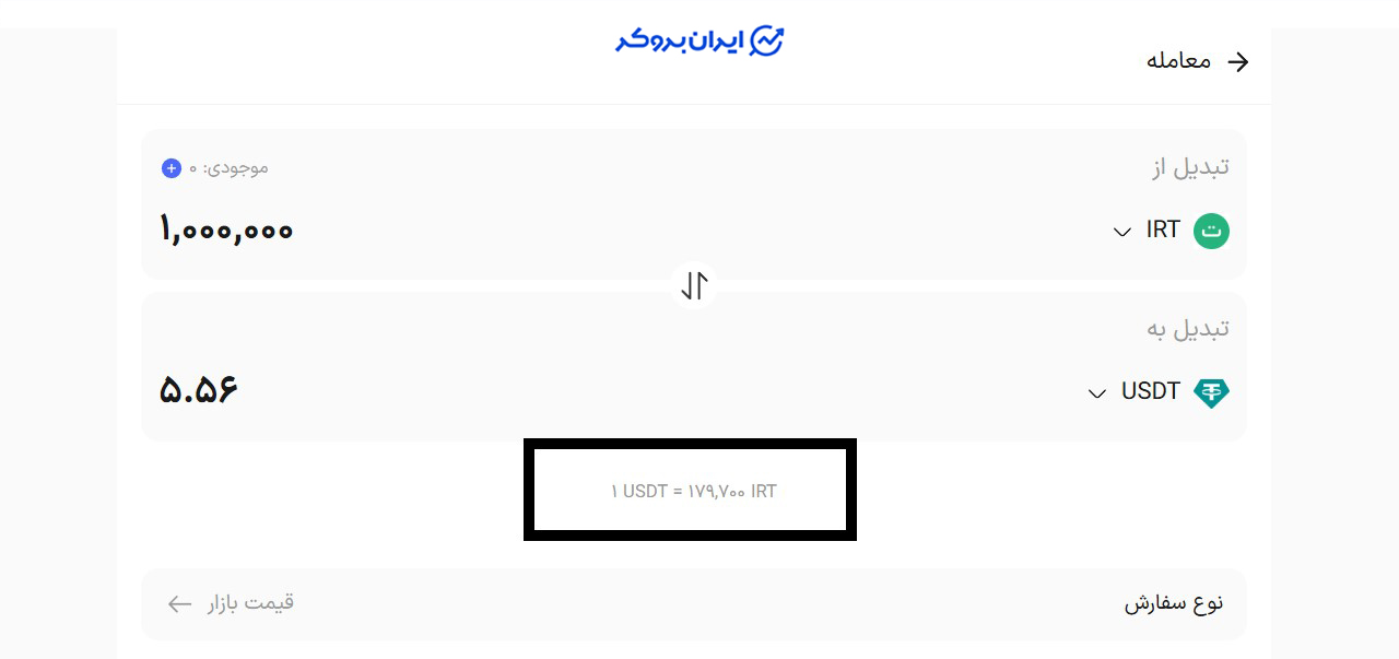 کارمزد صرافی توایکس