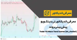معرفی اندیکاتور پیش بینی روند تریدینگ ویو | [@btc_charlie] Trader XO Macro Trend Scanner