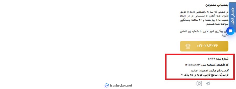 شماره ثبت شرکت صرافی اریترون