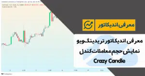 معرفی اندیکاتور نمایش حجم معاملات کندل در تریدینگ ویو | Crazy Candle