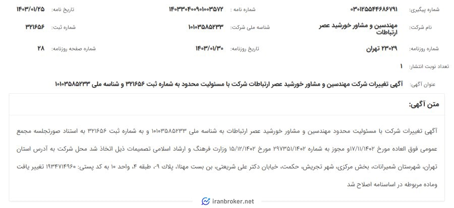 تاسیس شرکت مادر رمز پلاس