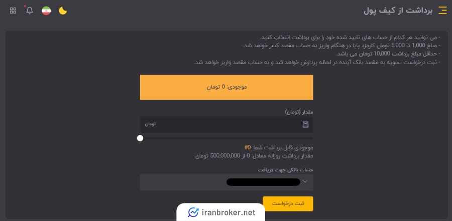برداشت ریالی در صرافی ارز هشت
