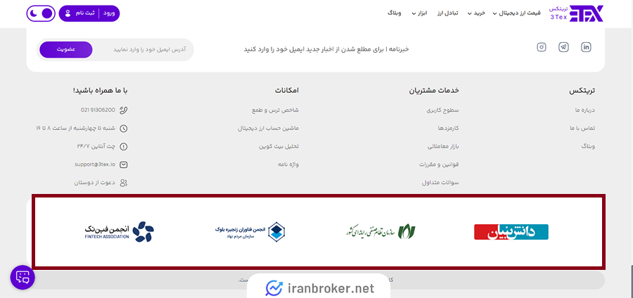 اعتبار صرافی تریتکس