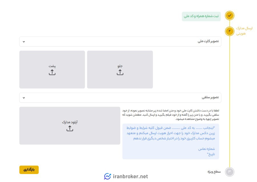 احراز هویت در صرافی زرین دکس