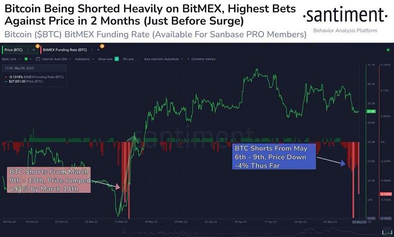 Bitcoin BTC Shorts BitMEX