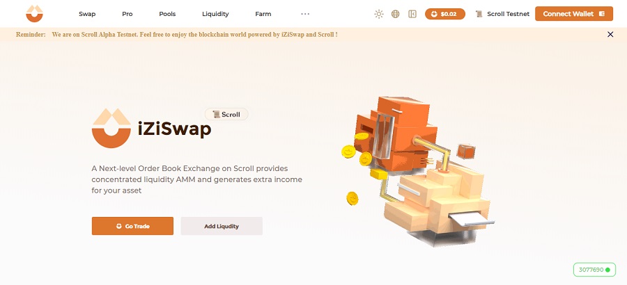 ایردراپ اسکرول