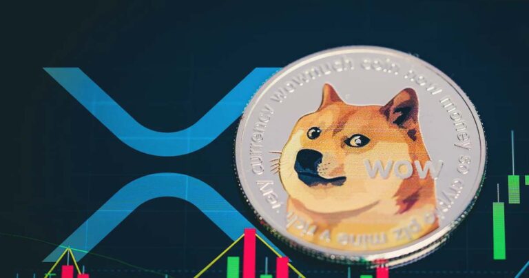 یک همبستگی تاریخی قیمت بین ریپل و دوج کوین وجود دارد؛ منتظر جهش دوج باشیم؟