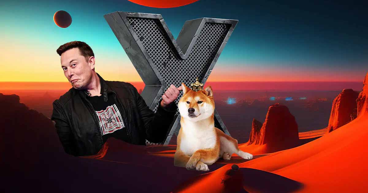 elon musk dogecoin price twitter x rebrand