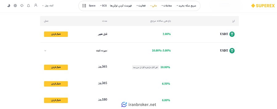 پس‌انداز ارز دیجیتال در سوپراکس