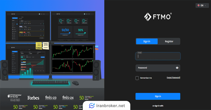مراحل ثبت نام پراپ FTMO