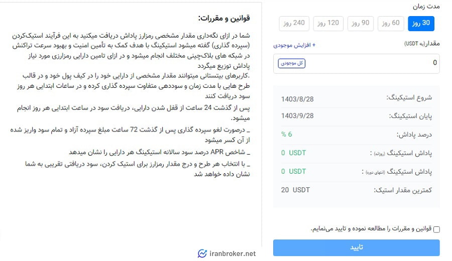 استیکینگ ارز دیجیتال در بیتستان