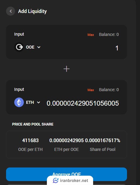 استخر نقدینگی در صرافی اوپن اوشن