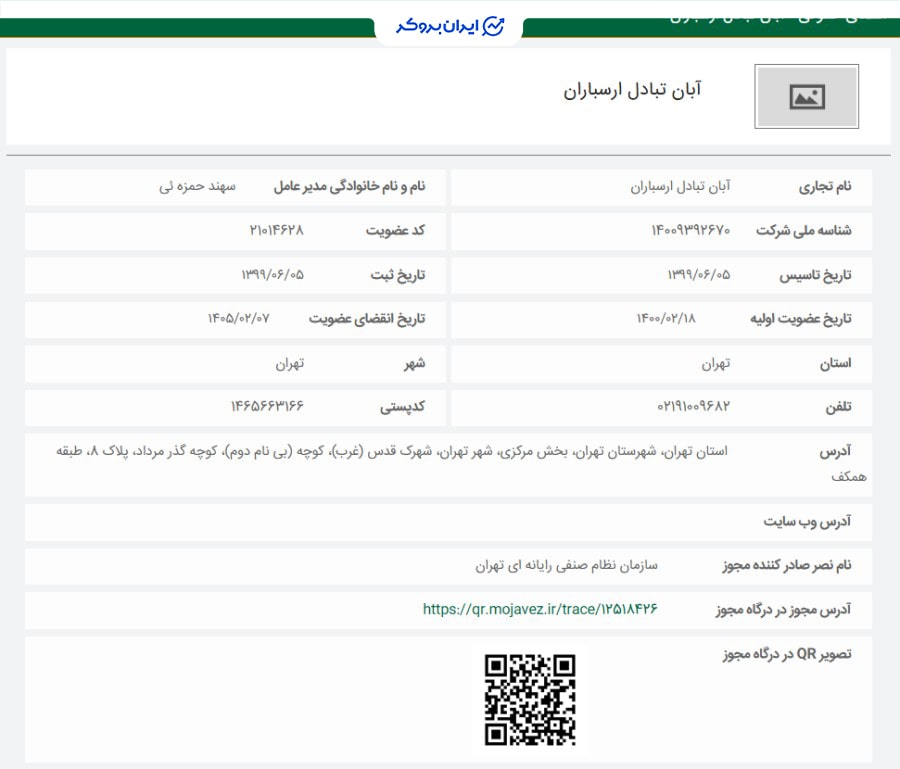 عضویت آبان تتر در سازمان نصر