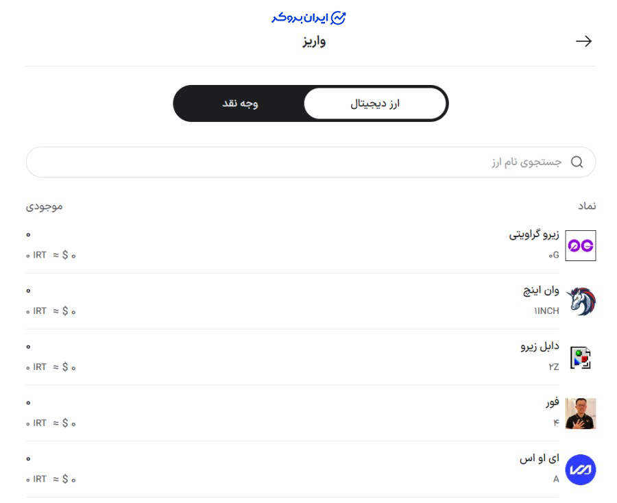 واریز ارز دیجیتال به بیت 24