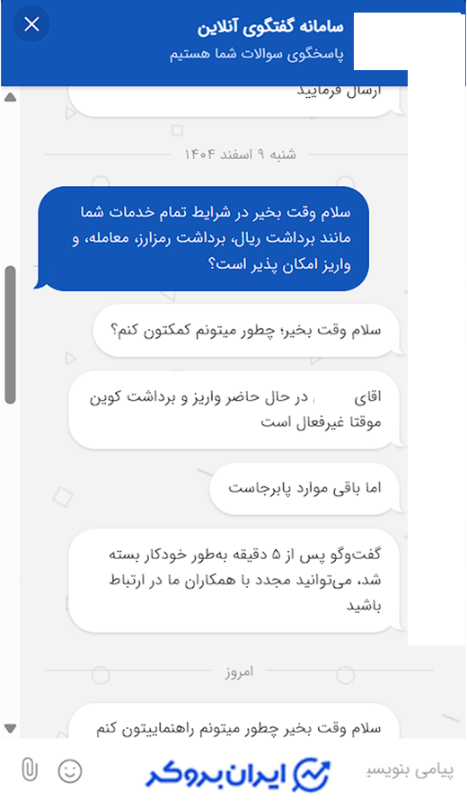 عملکرد والکس  در بحران