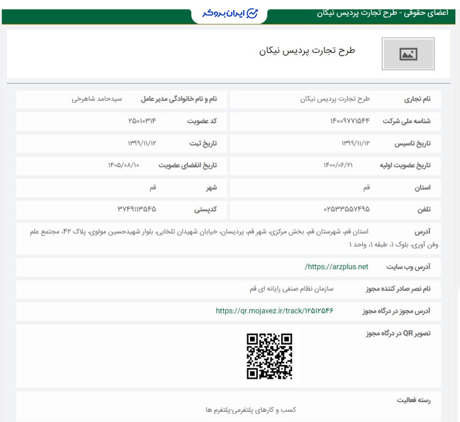 عضویت صرافی ارز پلاس در سازمان نصر
