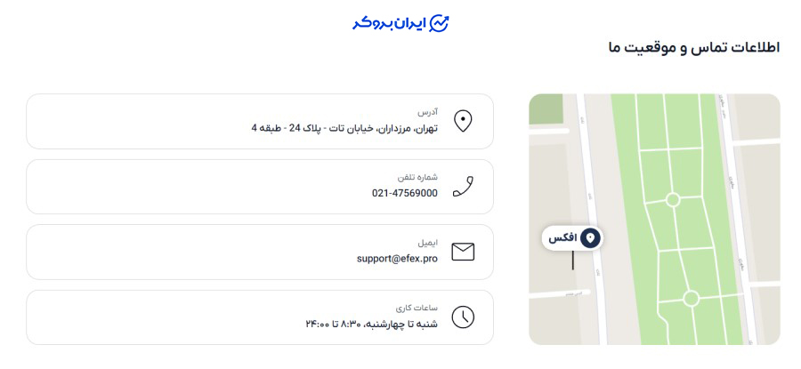 پشتیبانی افکس