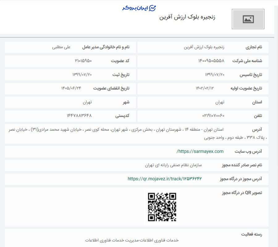 عضویت سرمایکس در سازمان نصر