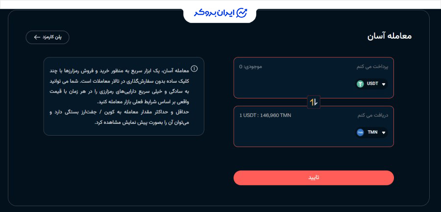 کارمزد صرافی یوبیتکس