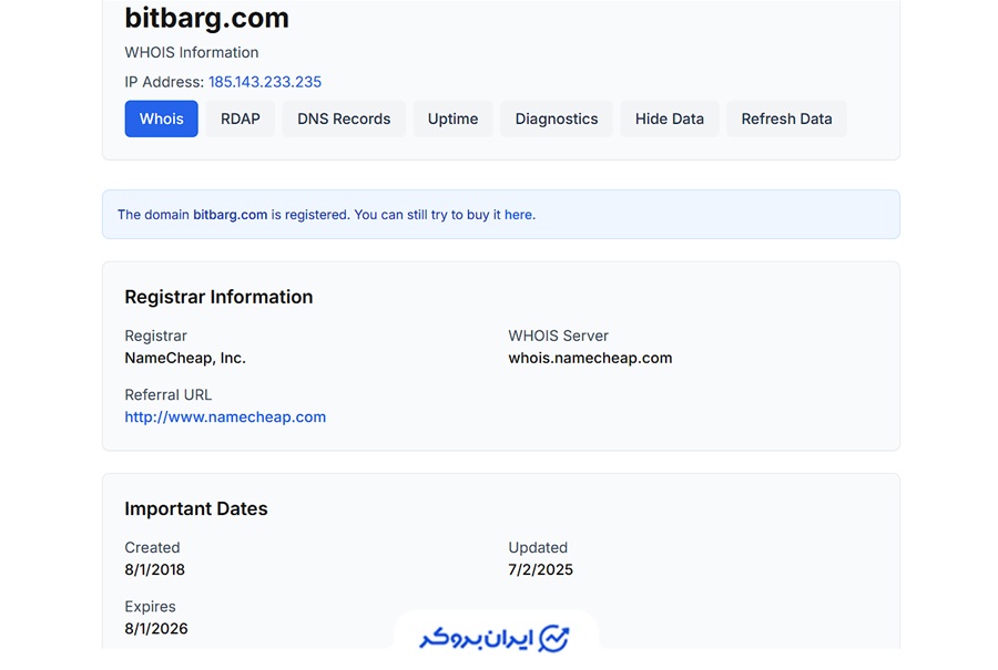 دامنه بیت برگ