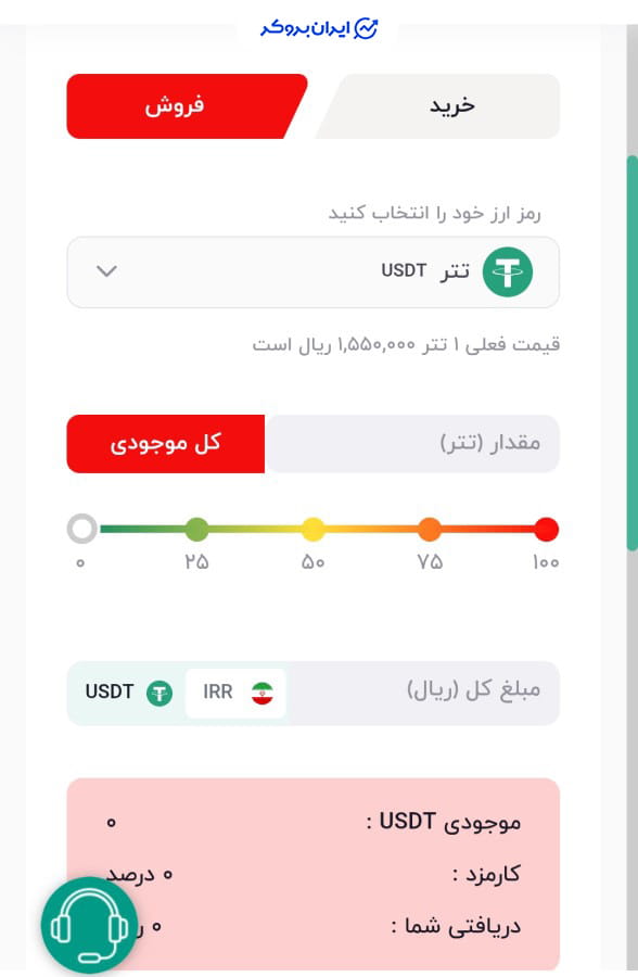 کارمزد صرافی افراتتر