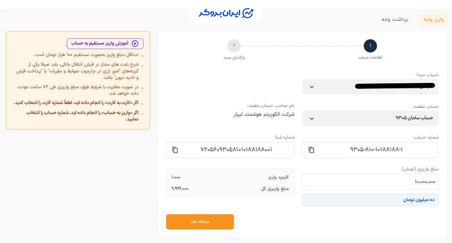 واریز ریالی به لیپارکس