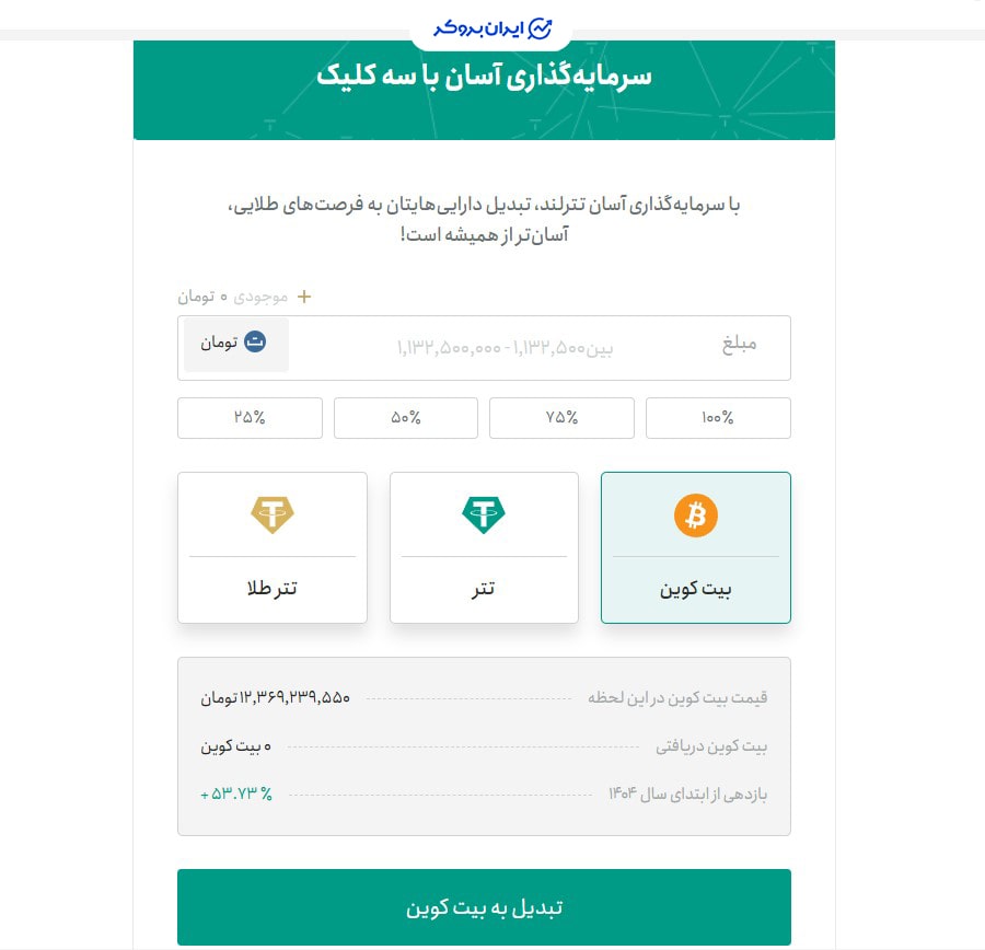 سرمایه گذاری آسان تترلند