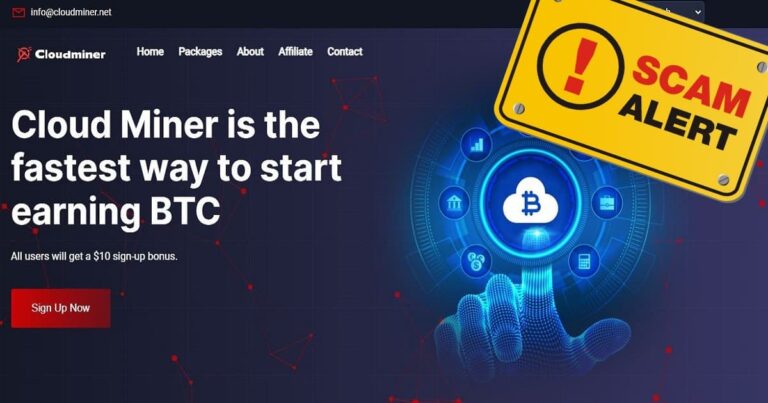 هشدار کلاهبرداری کلود ماینر | آیا CloudMiner مجوز دارد؟
