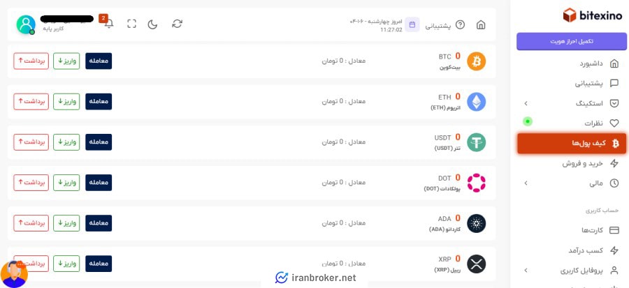 نمادهای معاملاتی بیتکسینو
