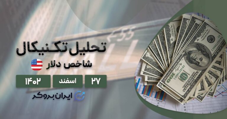 تحلیل تکنیکال شاخص دلار (۲۷ اسفند ۱۴۰۲) | بررسی چارت DXY