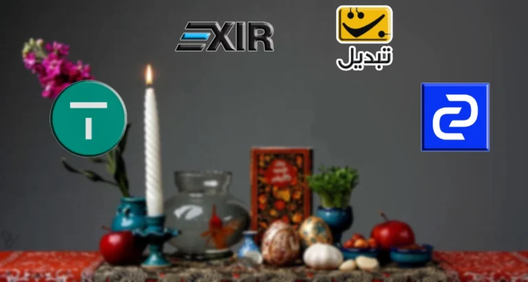 گزارش واریز و برداشت صرافی های ارز دیجیتال در تعطیلات نوروز