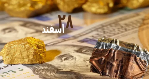 doller and gold of market iran