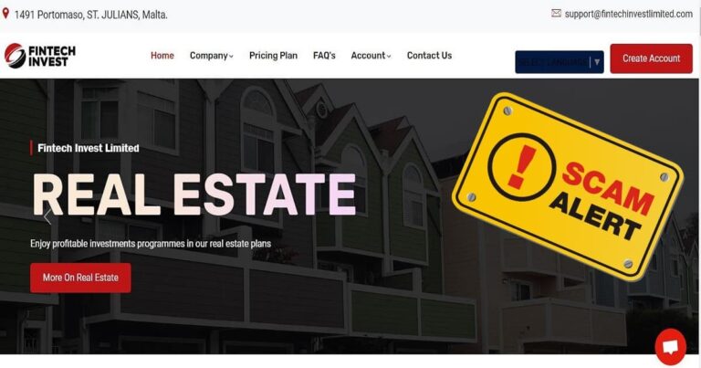 هشدار کلاهبرداری فین تک اینوست لیمیتد | fintech invest limited