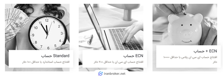 حساب های معاملاتی بروکر نولیمیت مارکتس