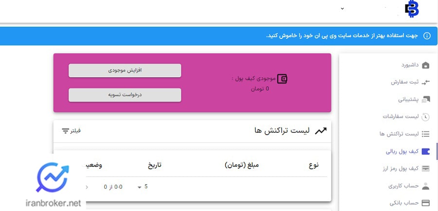 واریز و برداشت ریالی در صرافی کوین باکس مارکت