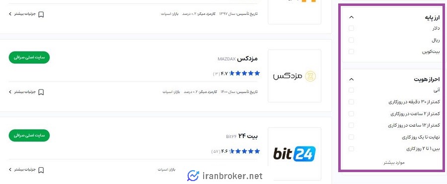 انتخاب بهترین صرافی ارز دیجیتال