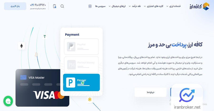 سایت صرافی کافه ارز