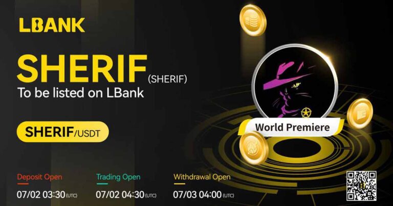 رمزارز شریف (SHERIF) در صرافی ال بانک لیست شد