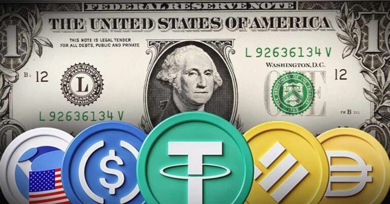 سهم بازار استیبل کوین‌ها در مقابل ارزهای سنتی به بالاترین سطح خود از سال ۲۰۲۰ رسید