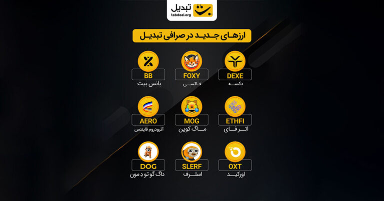 صرافی تبدیل ۹ ارز دیجیتال جدید را به پلتفرم خود اضافه کرد