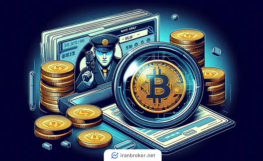 کلاهبرداری در کیف پول های واچ اونلی یا نمایشی